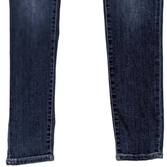 Dear John Joyrich Dark Wash Comfort Stretch Skinny Jeans Modest Distressed 27 - Picture 2 of 7